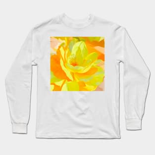 Sunny Yellow Blossom Long Sleeve T-Shirt